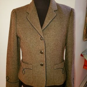 Ralph Lauren Brown/Green Wool Jacket